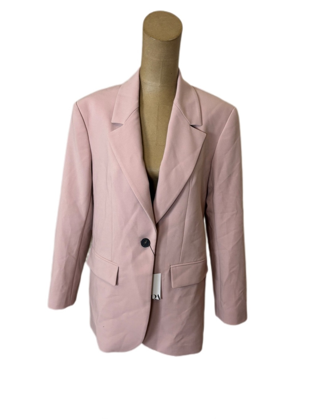 NWT! Zara Blush Pink Blazer Jacket Size XS